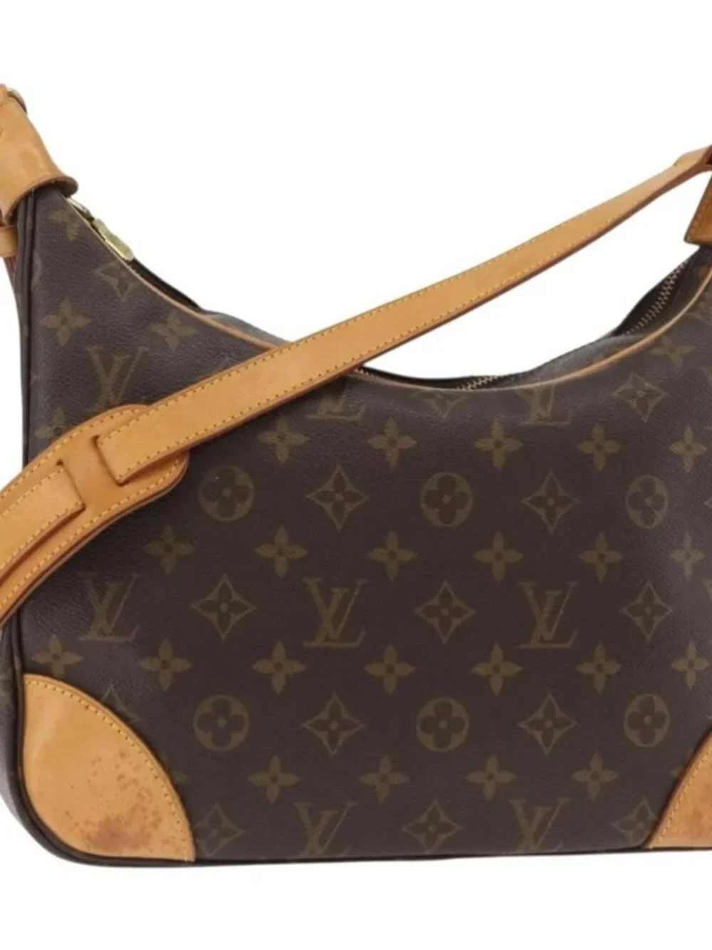 LOUIS VUITTON Monogram Boulogne 30 Shoulder Bag M51265 LV Auth 180270A